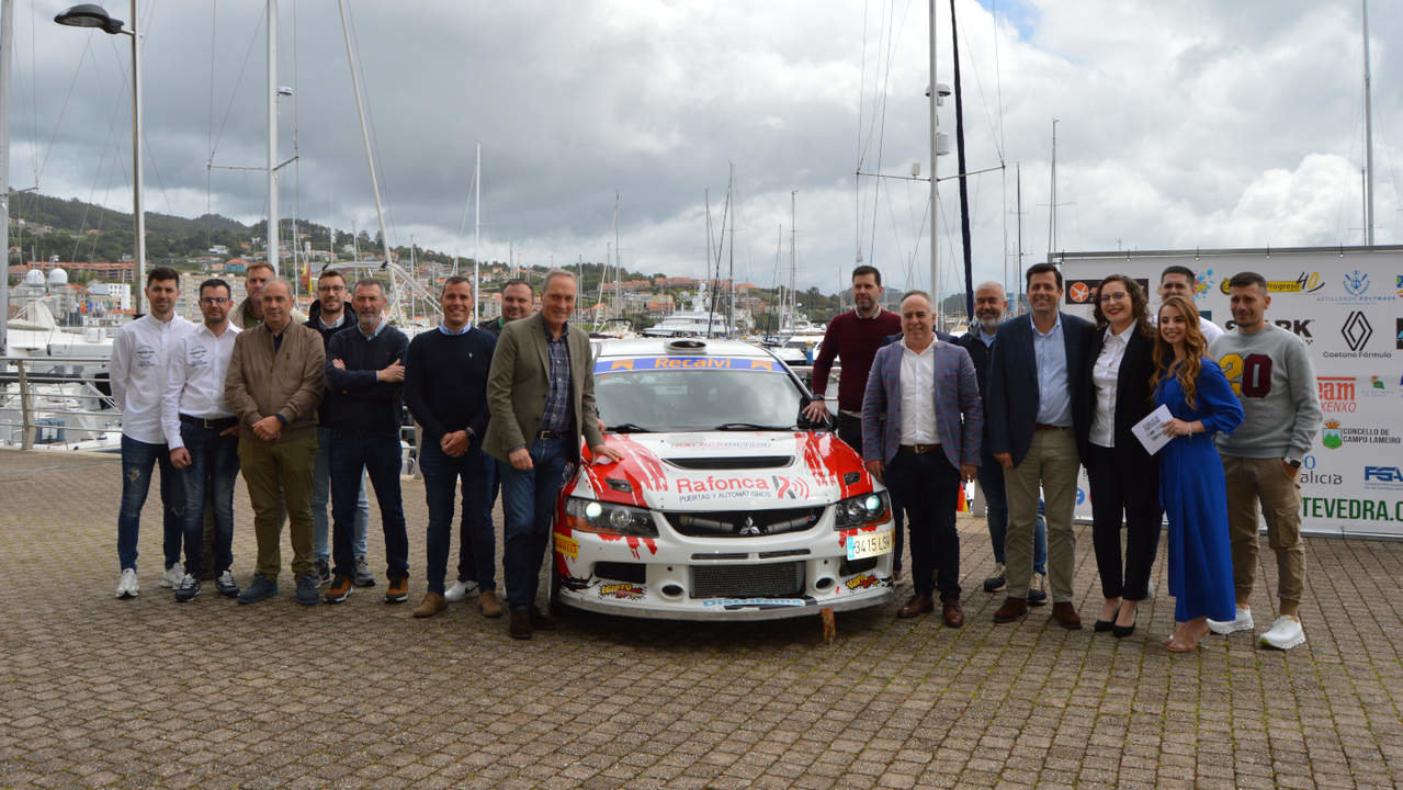 Presentación de la sexta edición del Rallye de Pontevedra en Sanxenxo. DS