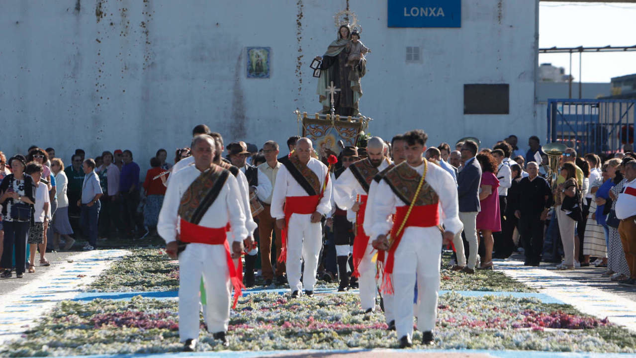 Actos en honor a la Virgen del Carmen en Cambados. JOSÉ LUIZ OUBIÑA