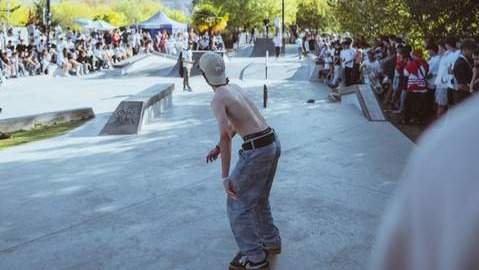 El Skate Open del año pasado abarrotado de gente. DP