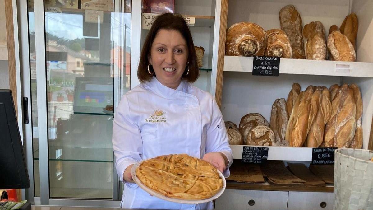  Susi Pérez en la Panadería Veiganova. DS 