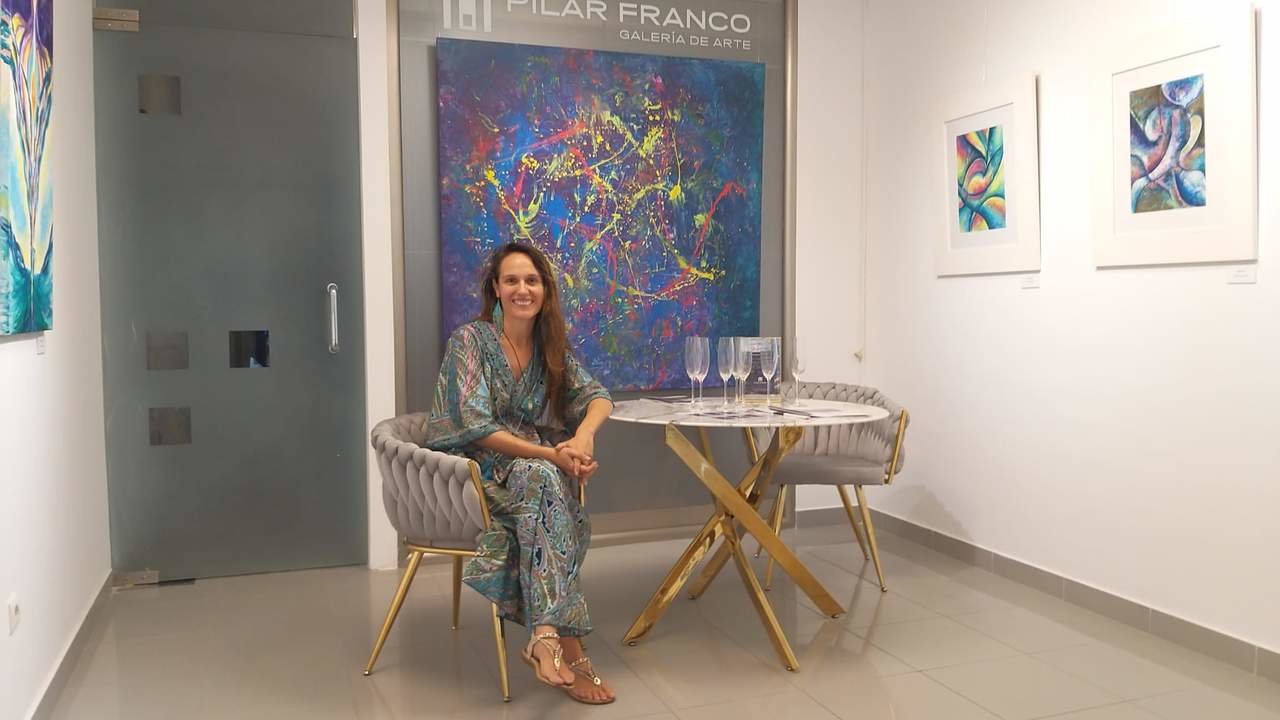 Pilar Franco en la sala de exposiciones Emocionarte. DS