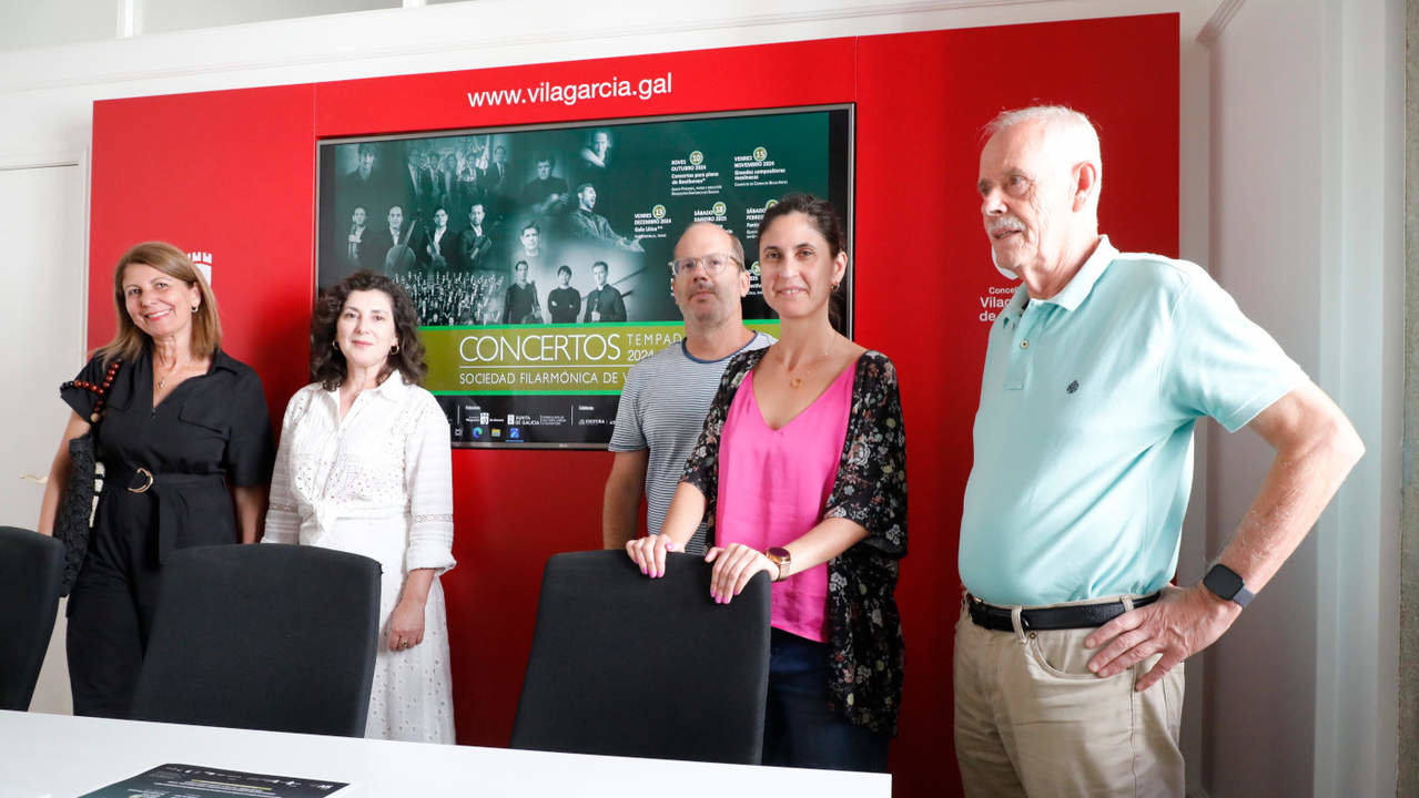 Presentacion de la nueva temporada musical de la Sociedad Filarmónica de Vilagarcía. JOSÉ LUIZ OUBIÑA